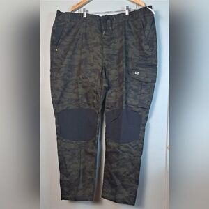 Cat Caterpillar Men’s Camo Utility Work Cargo Pants – W48XL32 – NEW